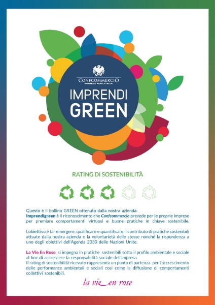 CERTIFICATO IMPRENDIGREEN